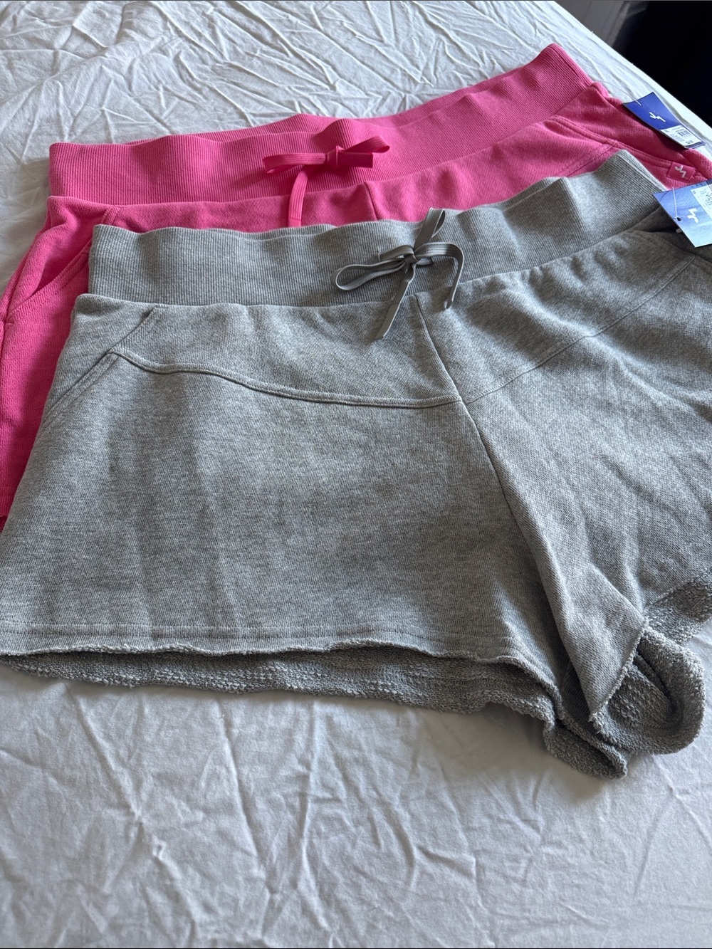 JoyLab Pink and Gray Athletic Shorts Duo